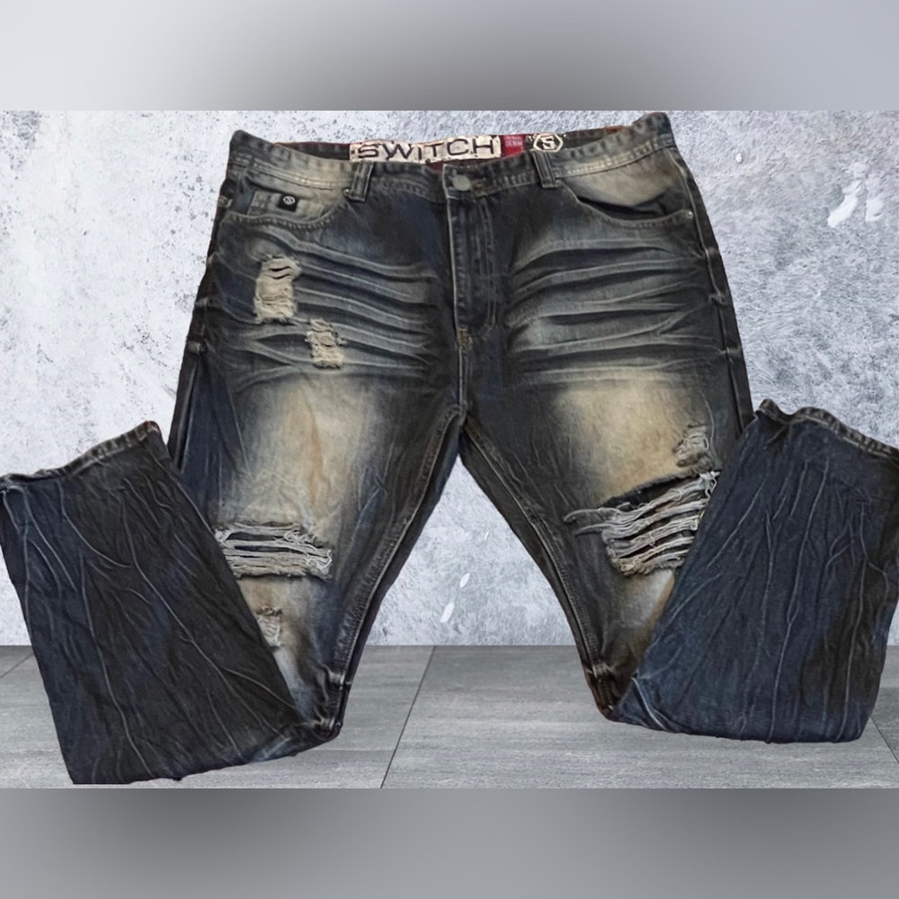 🏅 Switch Premium Ripped Distressed Jeans - Picture 3 of 13
